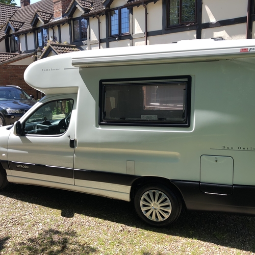 2003 Romahome Duo Outlook 2 Berth Camper Van Citroen Berlingo 2.0HDi 37864 Miles