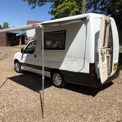 2003 Romahome Duo Outlook 2 Berth Camper Van Citroen Berlingo 2.0HDi 37864 Miles