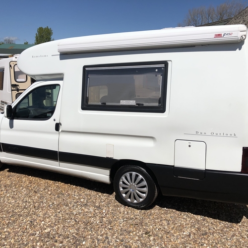 2003 Romahome Duo Outlook 2 Berth Camper Van Citroen Berlingo 2.0HDi 37864 Miles