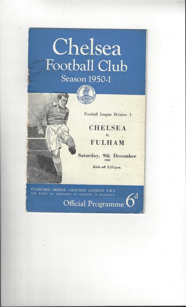 Latest Football Programmes Listed today
