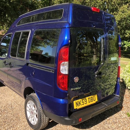 2009 (59)reg Fiat Doblo Camper Van 2 Berth 1368cc Petrol - ONLY 48296 Miles