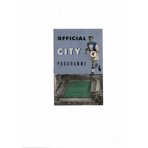 1957/58 Coventry City v Reading Football Programme August 24th