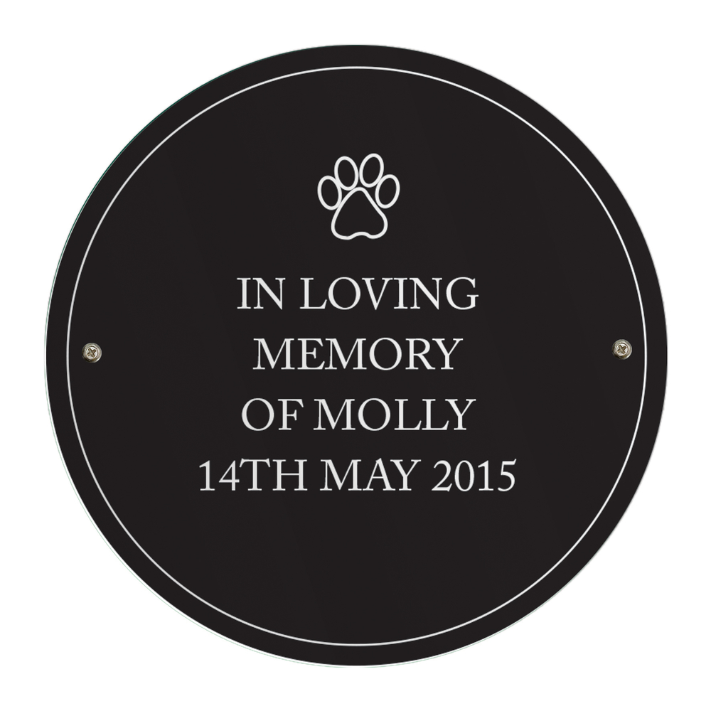 Personalised Paw Prints Pet Sign