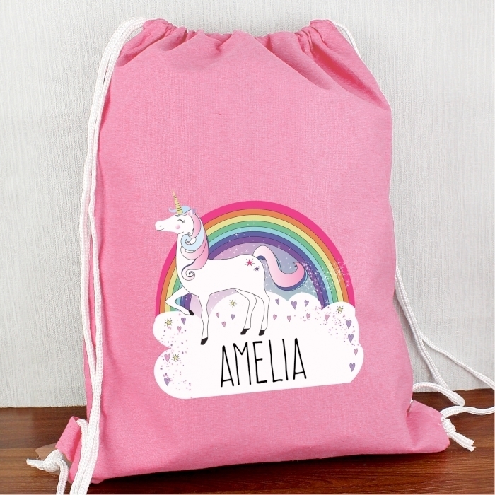 Personalised Unicorn Swim & Kit Bag