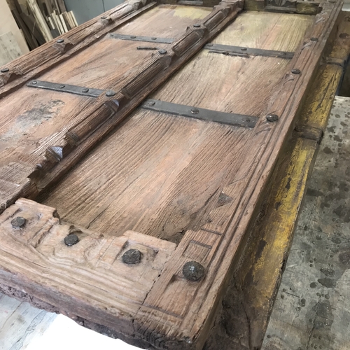 Recycled vintage Indian door coffee table