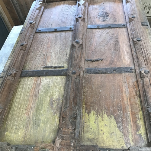 Recycled vintage Indian door coffee table