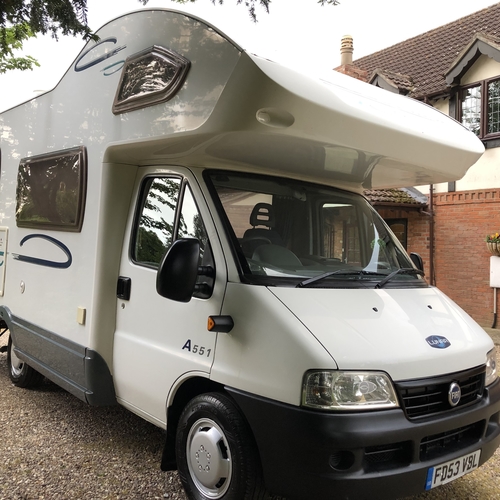 2004 Lunar Champ A551 Motorhome 5 Berth Fiat Ducato 2.0 JTD - ONLY 40703 Miles