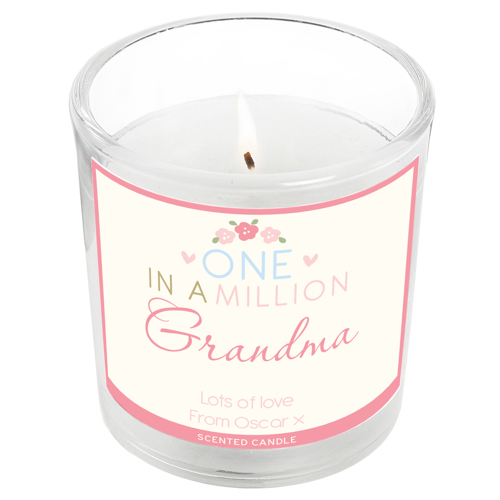 Personalised One in a Million Scented Jar Candle