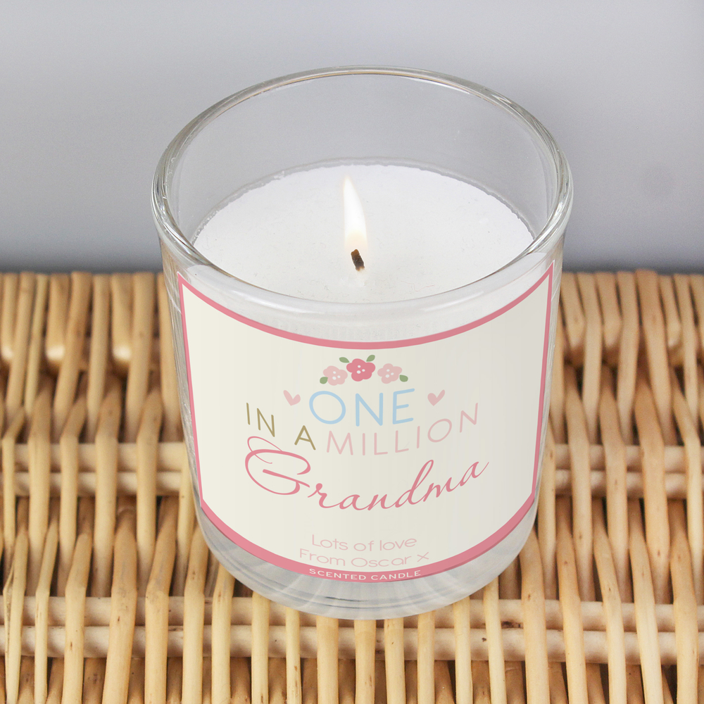 Personalised One in a Million Scented Jar Candle