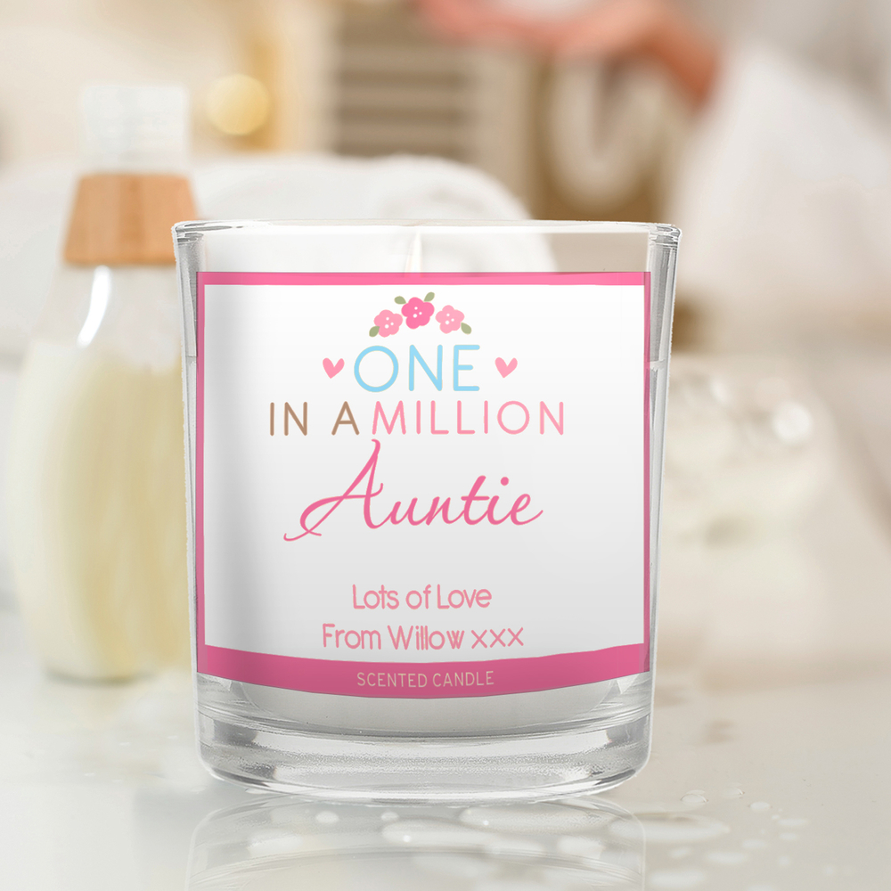 Personalised One in a Million Scented Jar Candle