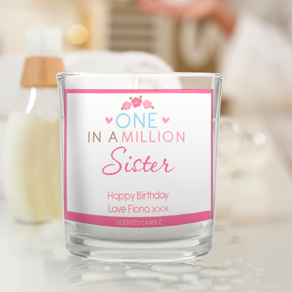 Personalised One in a Million Scented Jar Candle