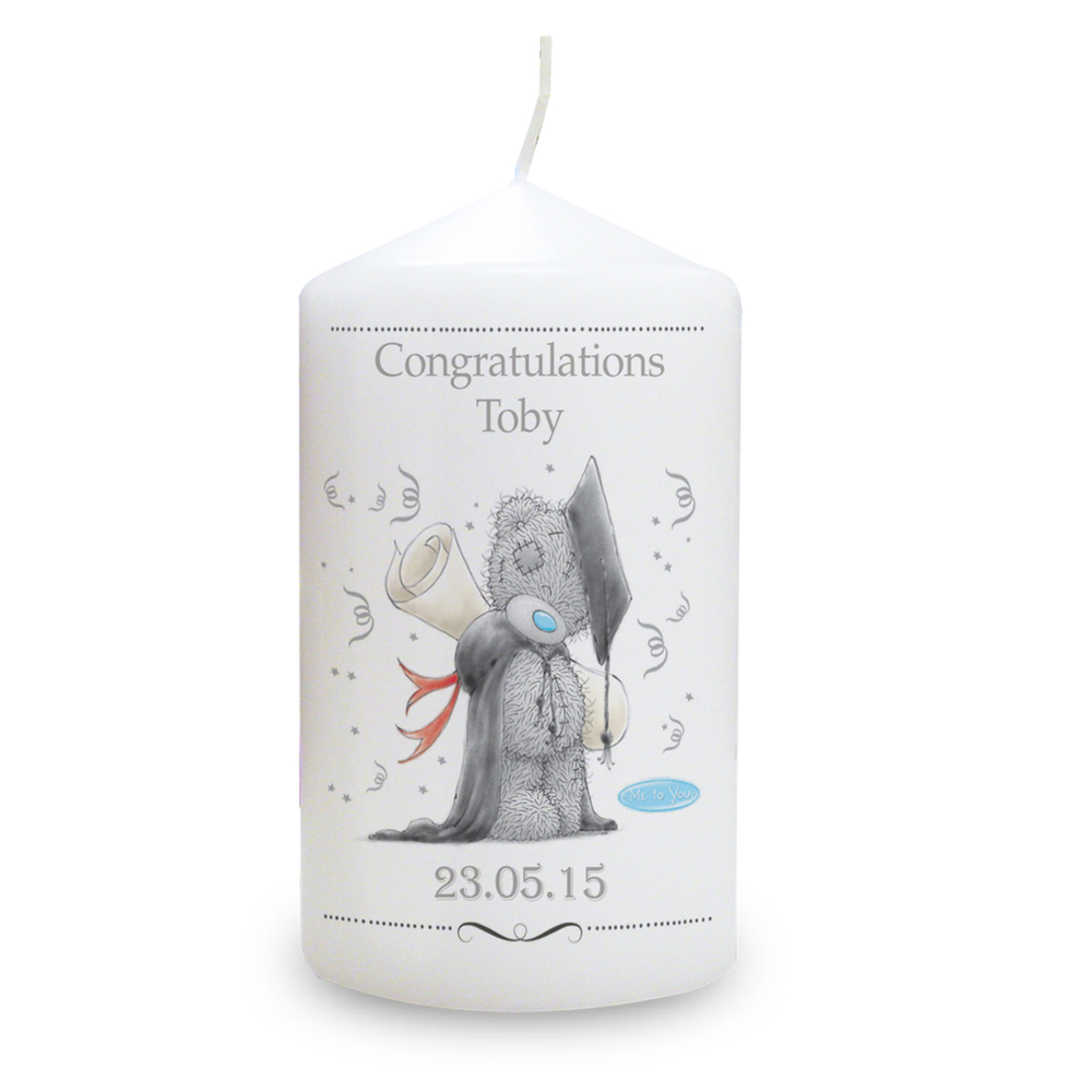 Personalised Me to You Graduation Candle