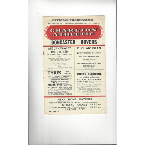 Charlton Athletic Home Football Programmes