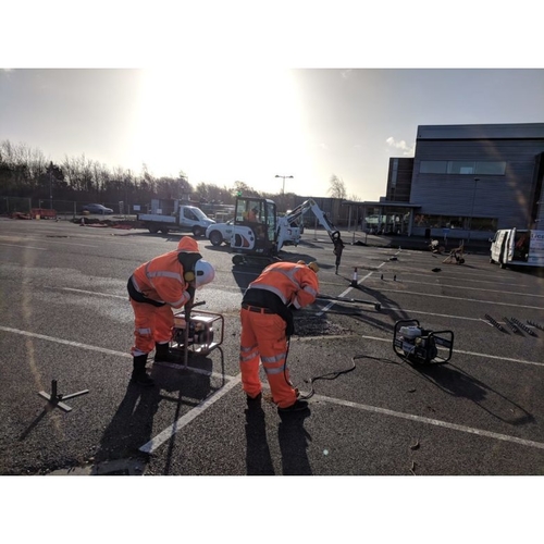 Solar Carport Foundation