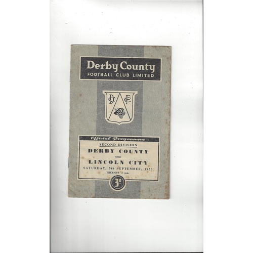 Lincoln City Away Football Programmes