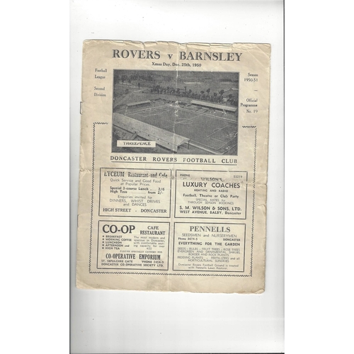 Doncaster Rovers Home Football Programmes