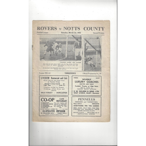 Notts County Away Football Programmes