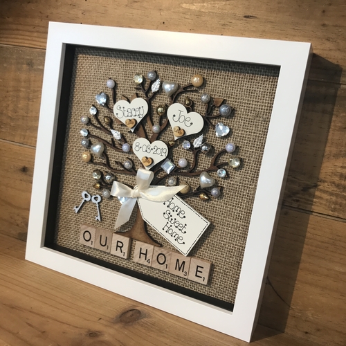 “New Home’’ Family Tree Frame