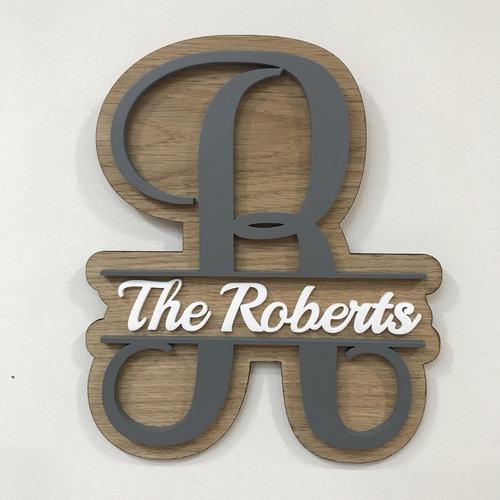 Family Name Monogram