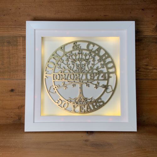 Tree Of Life Wedding Anniversary Gift | Tree Of Life Frame | Special Anniversary Gift