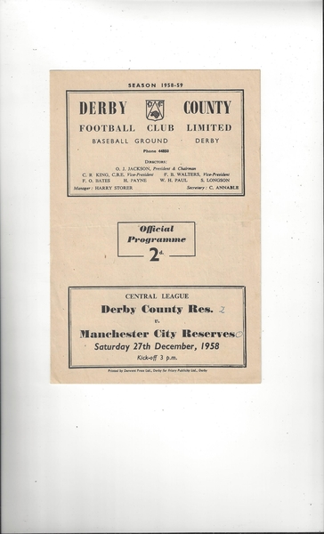 More Football Programmes listed today