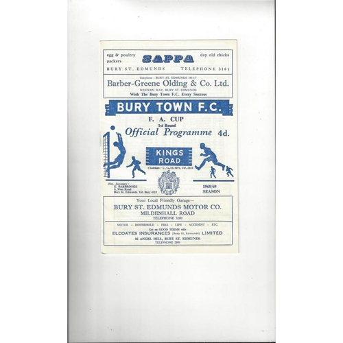 Non league in FA Cup Football Programmes