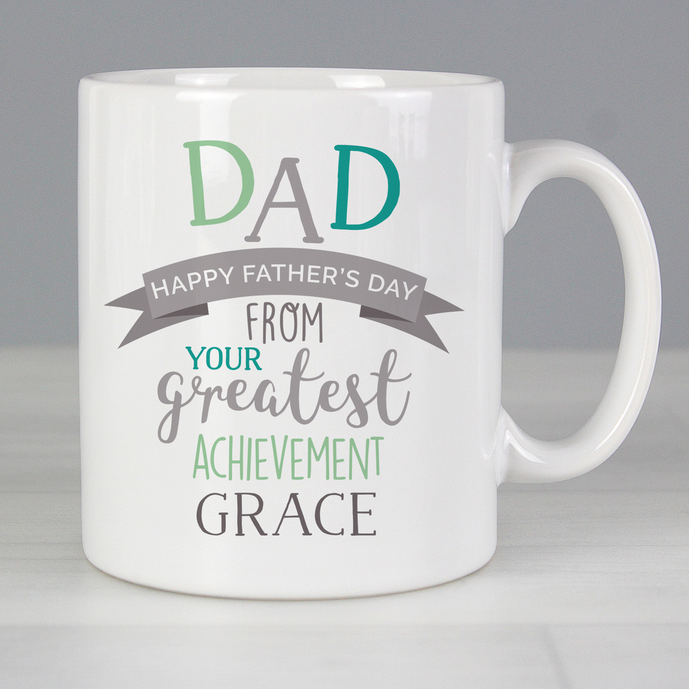 Personalised 'Dad's Greatest Achievement' Mug
