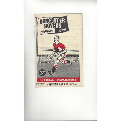 Doncaster Rovers Home Football Programmes