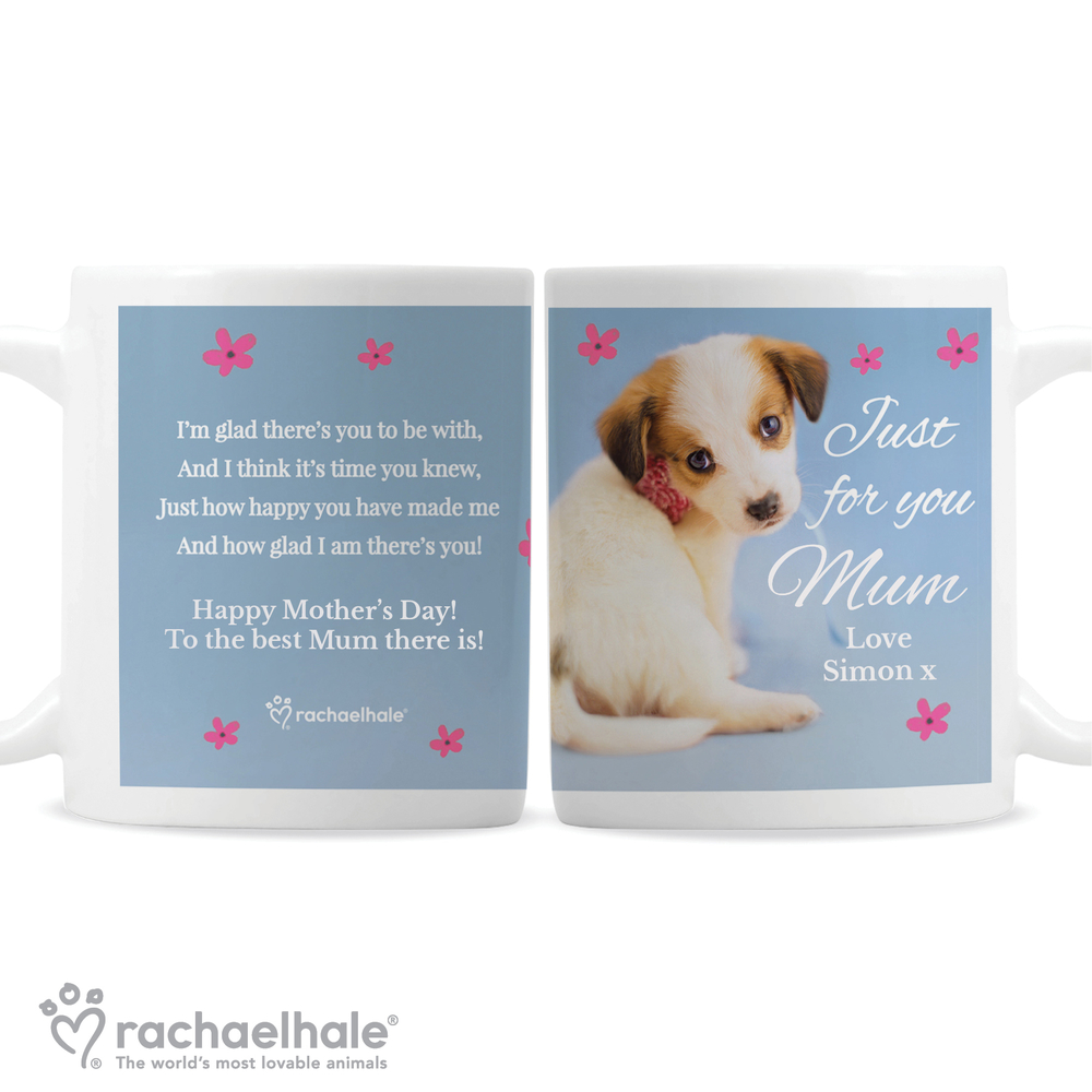 Personalised Rachael Hale 'Just for You' Puppy Mug