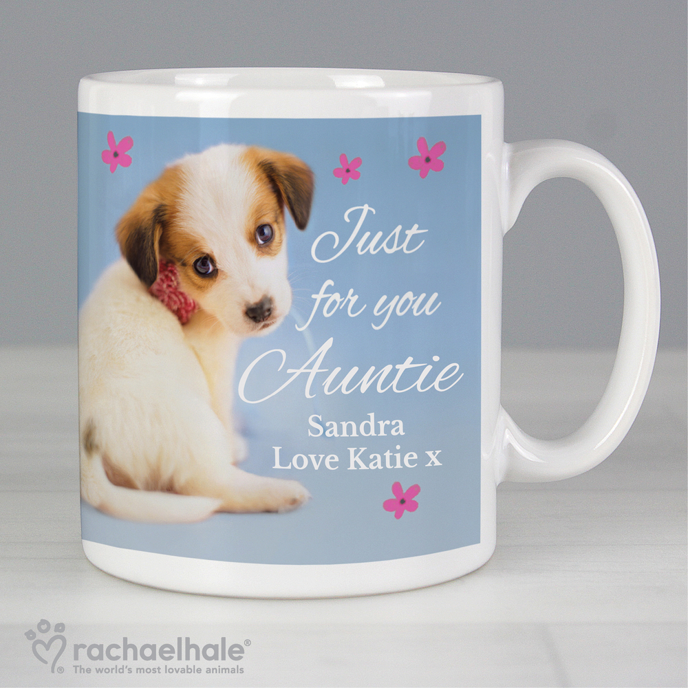 Personalised Rachael Hale 'Just for You' Puppy Mug