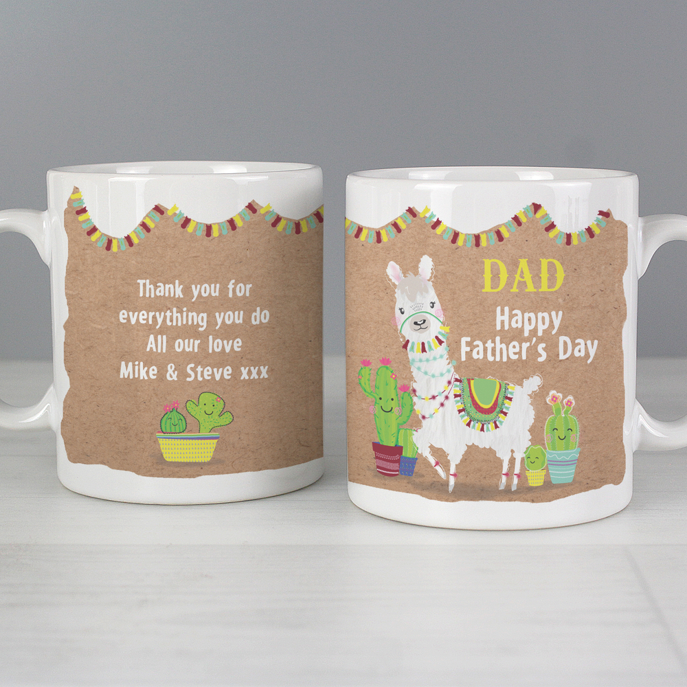 Personalised Llama Mug