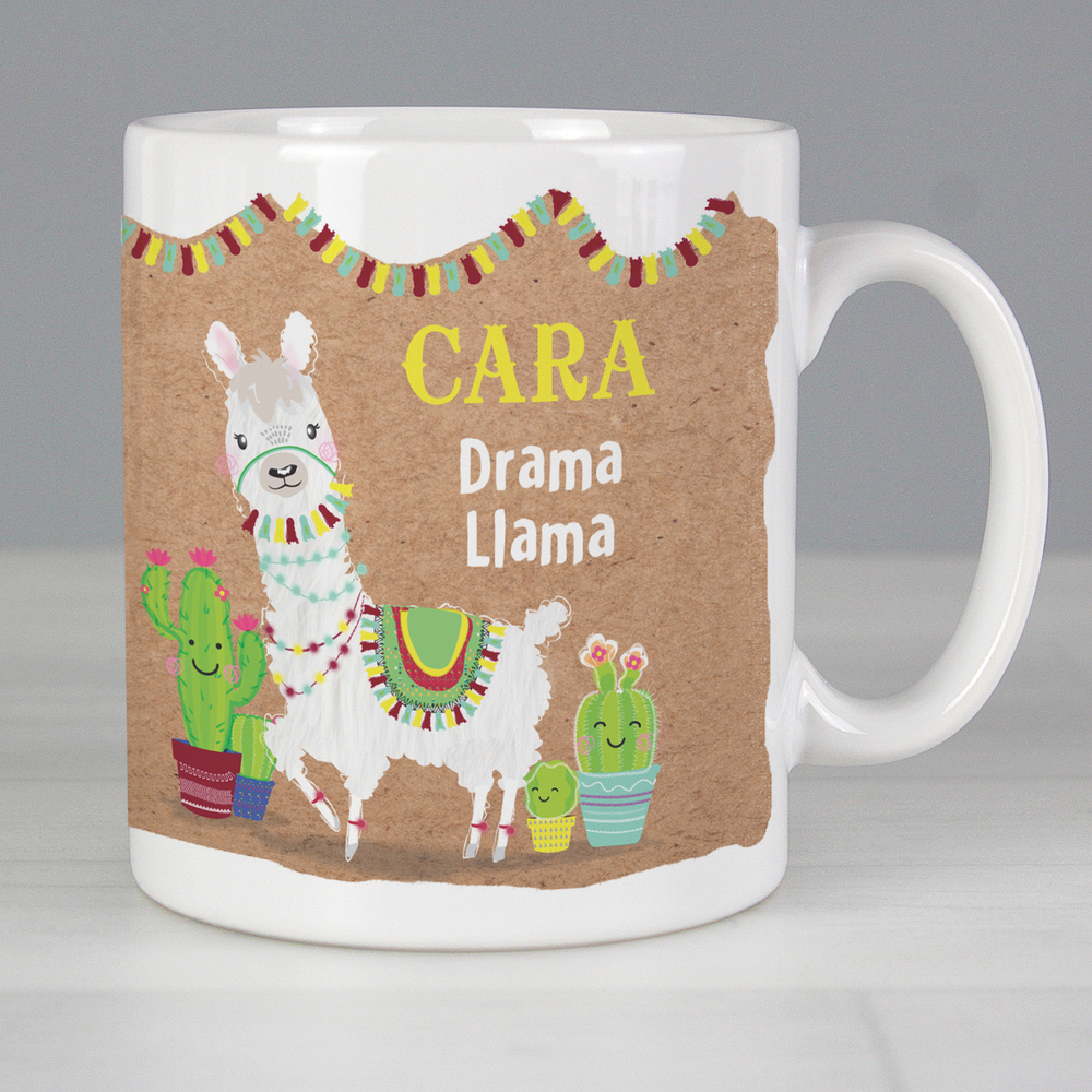 Personalised Llama Mug