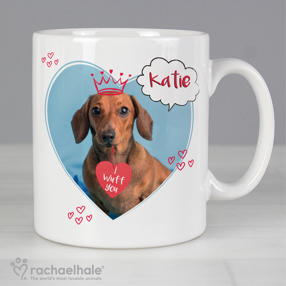 Personalised Rachael Hale 'I Wuff You' Mug
