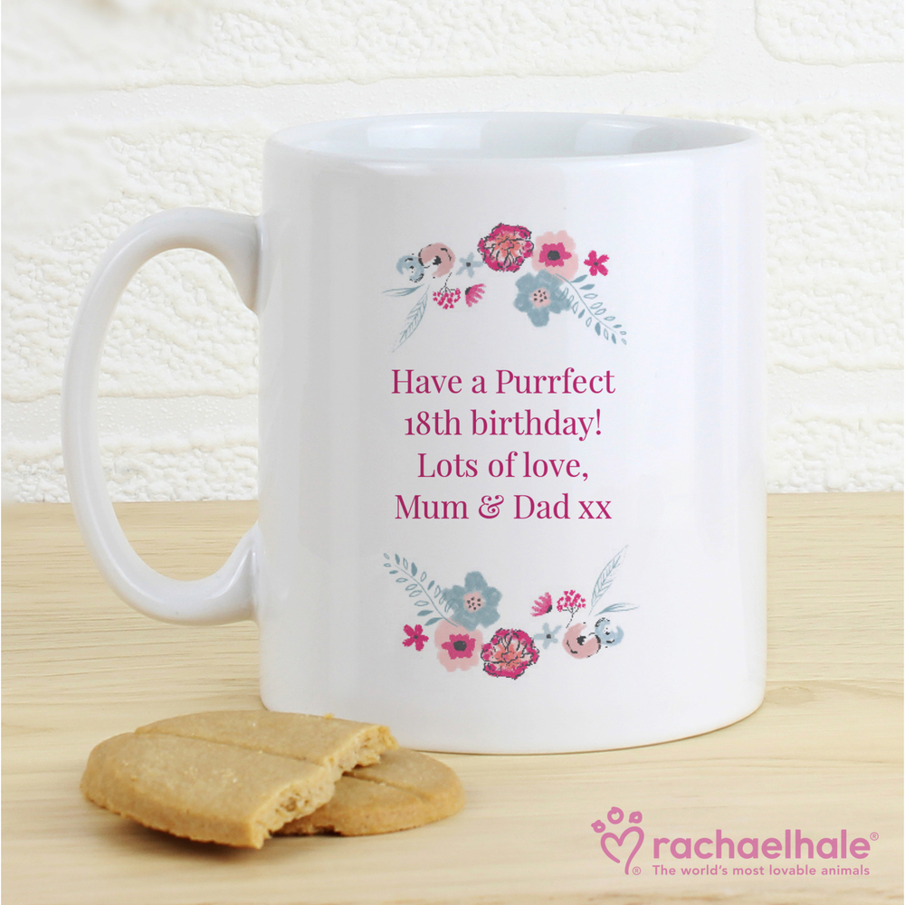 Personalised Rachael Hale Cute Kitten Mug
