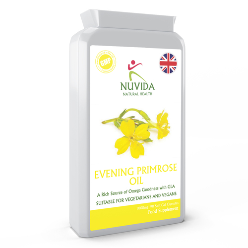 Evening Primrose Oil 1000mg 90 Soft Gel Capsules