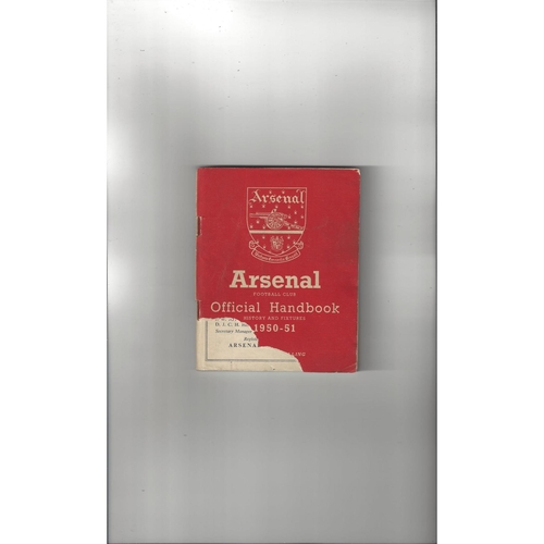 Arsenal Official Football Handbook 1950/51