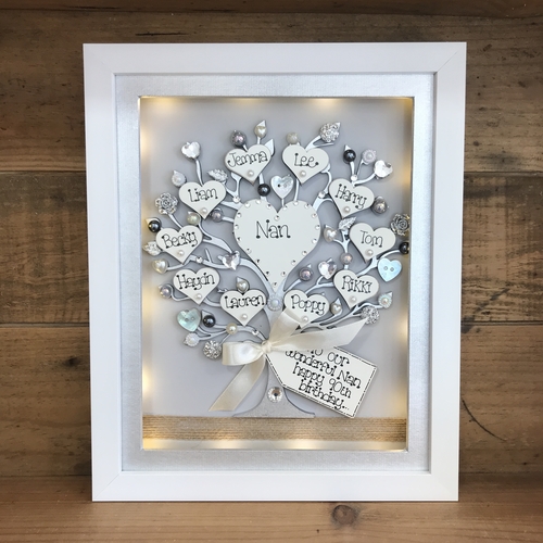 Large “ Happy Birthday   “ family tree frame