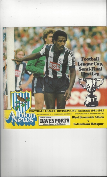 Latest Football Programmes Listed today