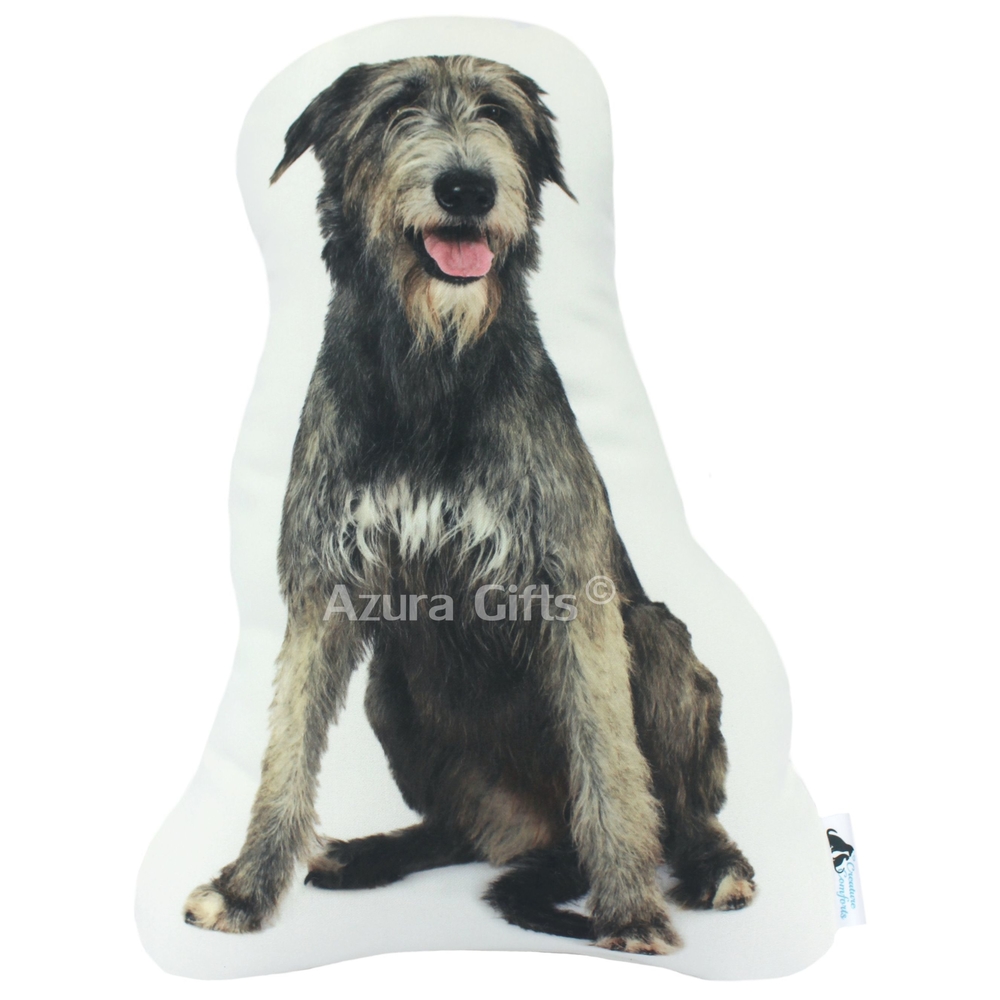 Irish Wolfhound Shaped Dog Cushion