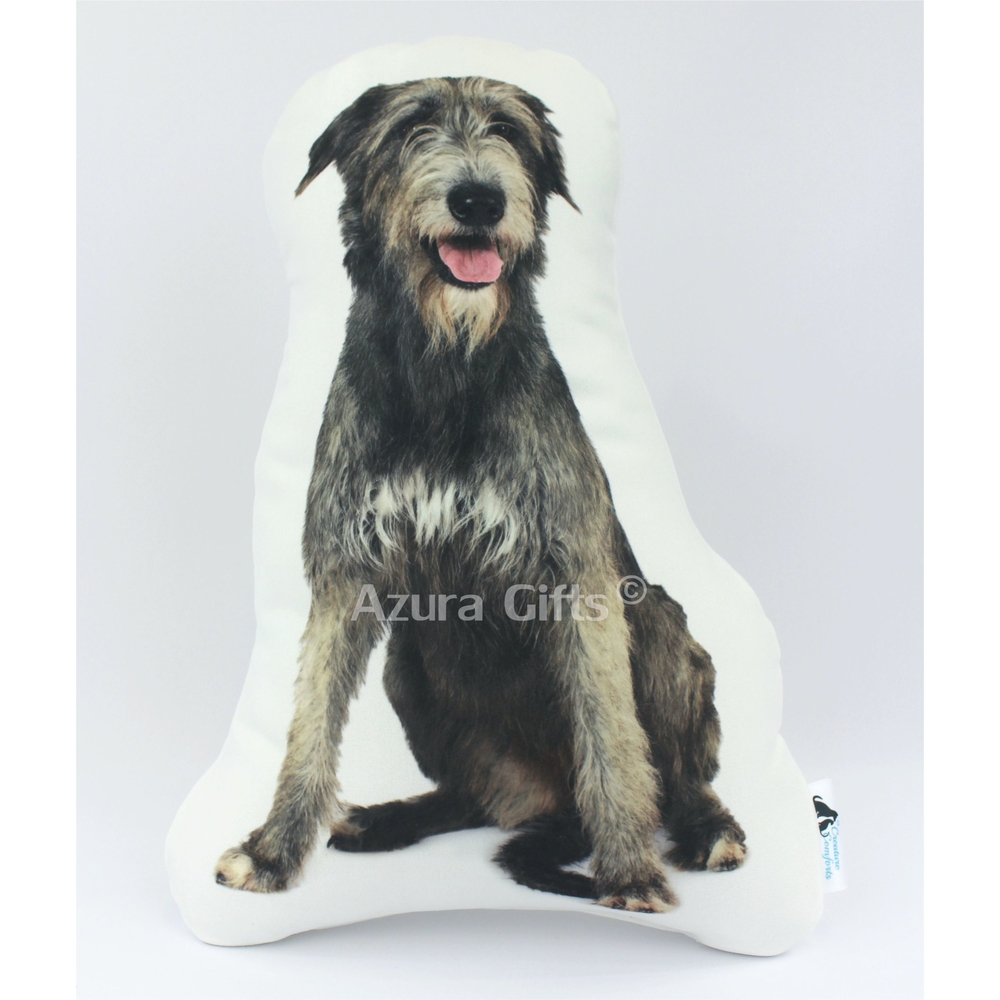 Irish Wolfhound Shaped Dog Cushion