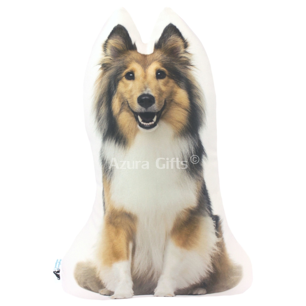 Shetland Sheepdog Shaped Dog Cushion