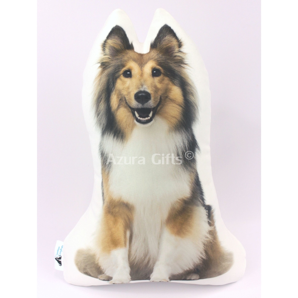 Shetland Sheepdog Shaped Dog Cushion