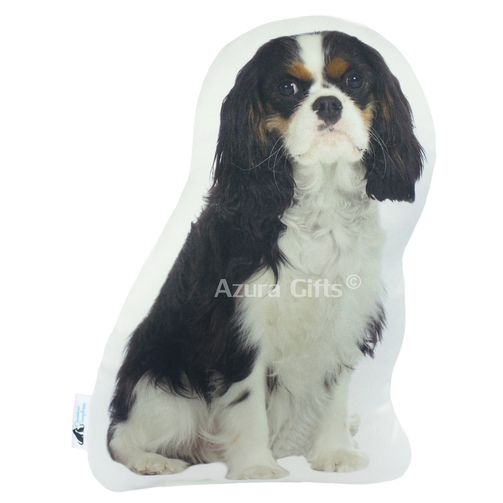 Cavalier King Charles Spaniel Shaped Dog Cushion