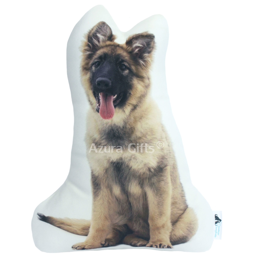 German Shepherd Puppy Shaped Dog Cushion