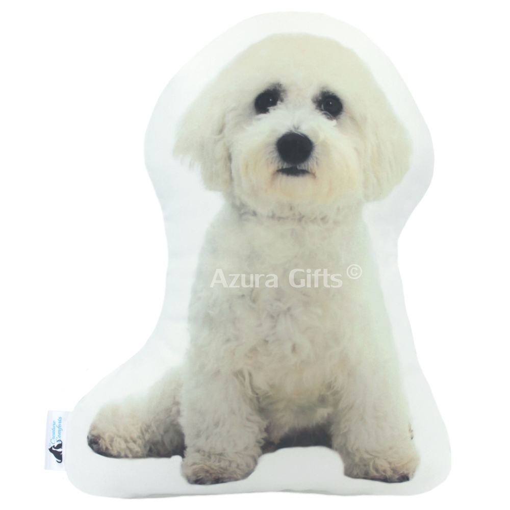 Bichon Frise Shaped Dog Cushion