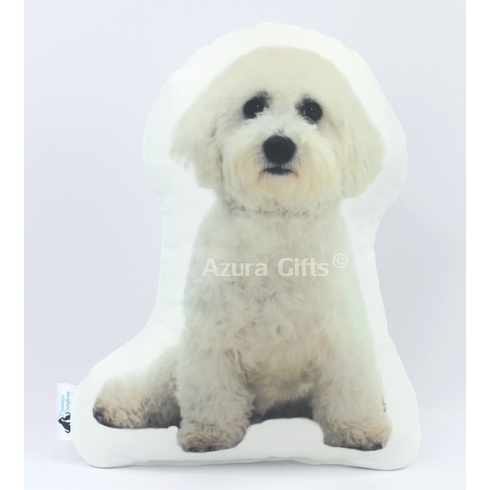 Bichon Frise Shaped Dog Cushion