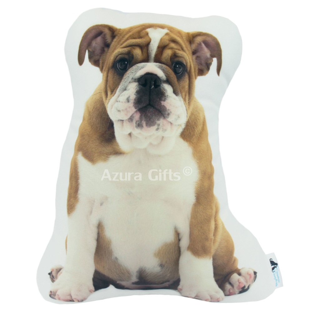 Bulldog Shaped Dog Cushion