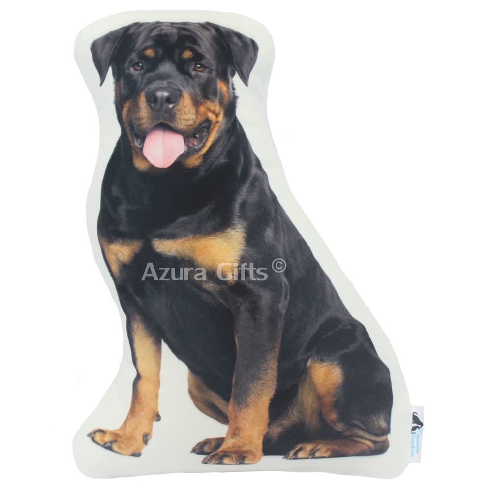 Rottweiler Shaped Dog Cushion