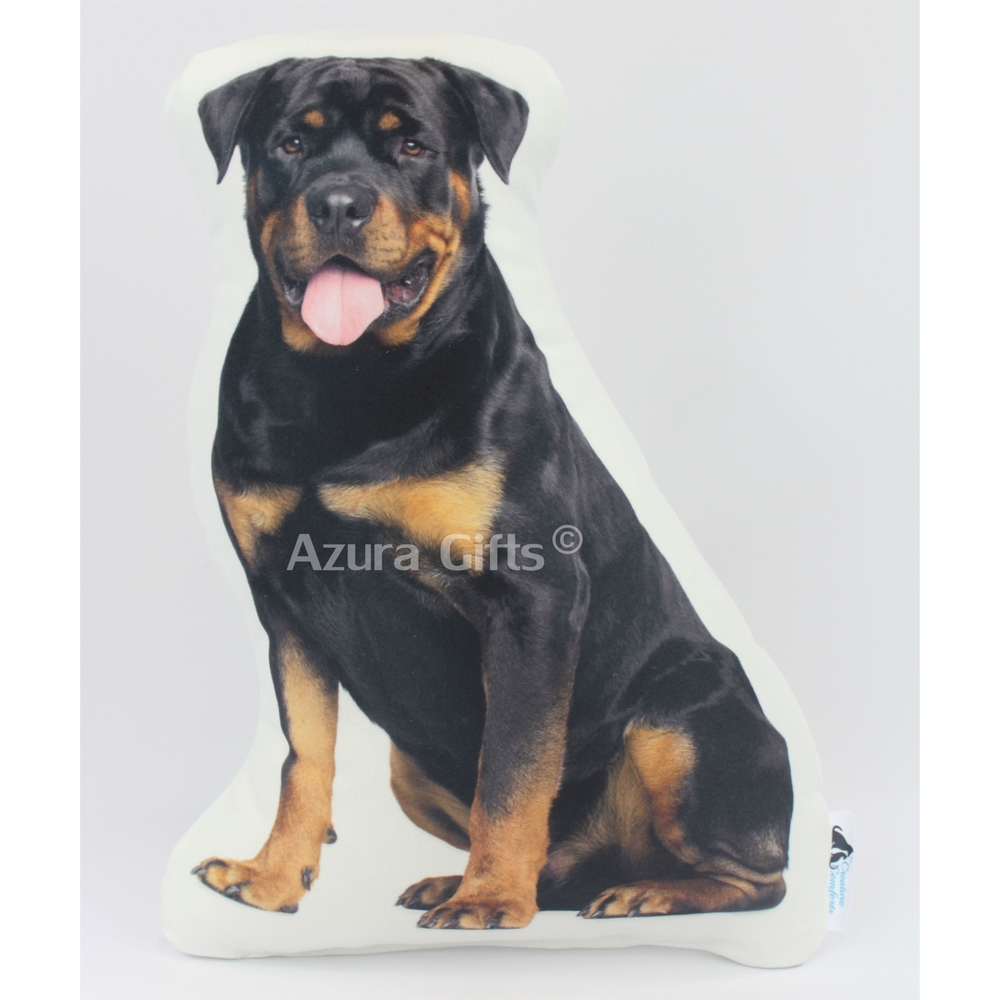 Rottweiler Shaped Dog Cushion