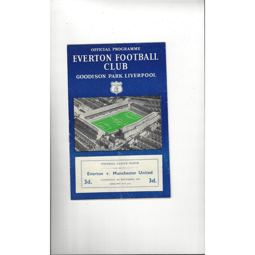 Everton Home Football Programmes